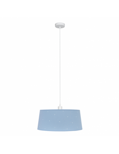 Colgante Consciencia 1xe27 Celeste Regx40x40 Cm