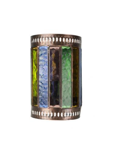 Casablanca Artisan Wall Light 1xe27 Brown/colors 25x16d