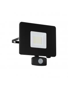 EGLO 97462 - FAEDO 3 Outdoor wall light with motion sensor in black aluminum and glass