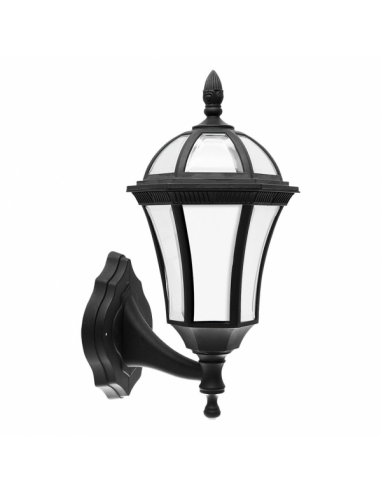 Outdoor wall light cumin 1xe27 black ip44 polycarbonate 41.1x17x6x23.8 cm