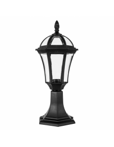 Exterior Wall Light Cumin 1xe27 Black Ip44 Polycarbonate 47.6x17.6x17.6 Cm