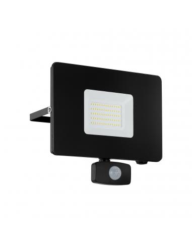 EGLO 97463 - FAEDO 3 Outdoor wall light with motion sensor in black aluminum and glass