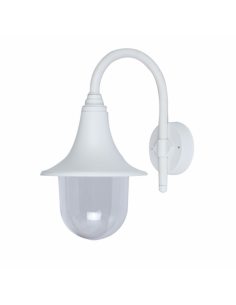 Outdoor wall light fennel 1xe27 white ip44 polycarbonate 40.8x21.7x32.6 cm