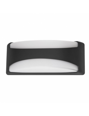 Aplique Exterior Daikon 1xe27 Negro Ip65 Policarbonato 13,2x32x13 Cm