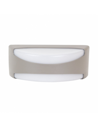 Daikon 1xe27 outdoor wall light gray ip65 polycarbonate 13.2x32x13 cm