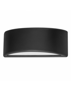 Kefir 1xe27 Black Outdoor Wall Light Ip65 Polycarbonate 13.2x32x13 Cm
