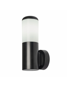 Outdoor wall light Azafran 1xe27 black polycarbonate 19.6x9.1x13.4 cm ip44