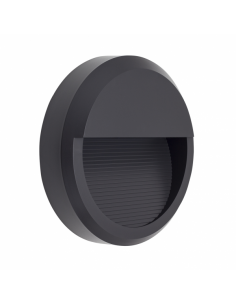 Lordelo Dark Grey 5.5x23d Ip65 Redon Outdoor Wall Light.