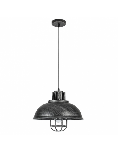 Colgante Emu 1xe27 Rustico-plata Regx33x33 Cm