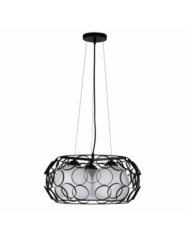 Colgante Peregrino 3xe27 Negro Regx45d