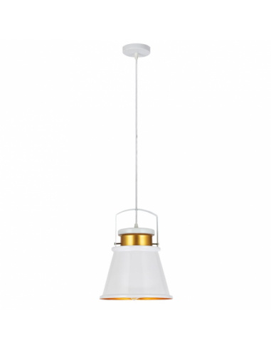 Colgante Pelicano 1xe27 Blanco/oro Regx25d