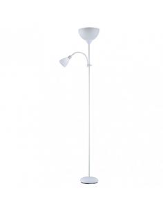 Rigel Living Room Foot 1xe27+1xe14 C/lector White 180x34x25.5 Cm