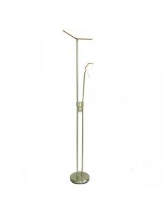 Betelgeuse 18+5w 4000k Leather Floor Lamp 1800/500lm 180x25.5x25.5 Cm W/Intens Regulator.