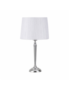 Alamo Table Light 1xe27 Chrome C/pant White 55x30x30 Cm