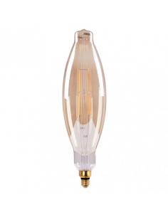 Candle Filament Bulb 43x12d 8w 850lm E27 Ambar Amber 3000k