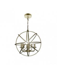 Gold Harness Metal Pendant 8xe14 Regx52x49 Cm