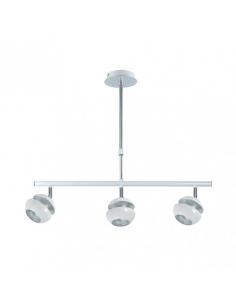 Colgante Beethoven Blanco/plata 3xgu10