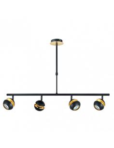 Beethoven Black/gold pendant 4xgu10