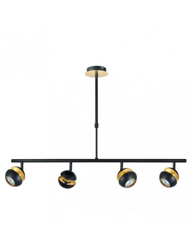 Beethoven Black/gold pendant 4xgu10