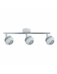 Beethoven 3xgu10 White/silver strip strip 14x48.5x8.5 Cm