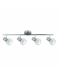 Mateo 4xe14 Chrome/nickel strip 15x69.5x8.5 Cm