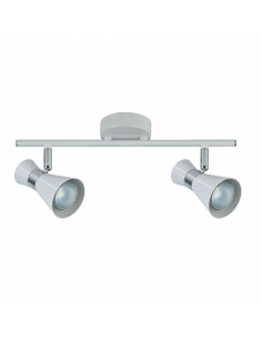 Maximum strip strip 2xgu10 White/chrome 15x36.5x8.5 Cm