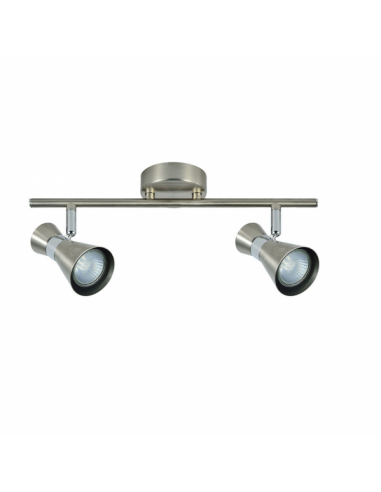 Maximum strip strip 2xgu10 Nickel/chrome 15x36.5x8.5 Cm