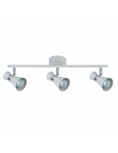 Maximum strip strip 3xgu10 White/chrome 15x48.5x8.5 Cm