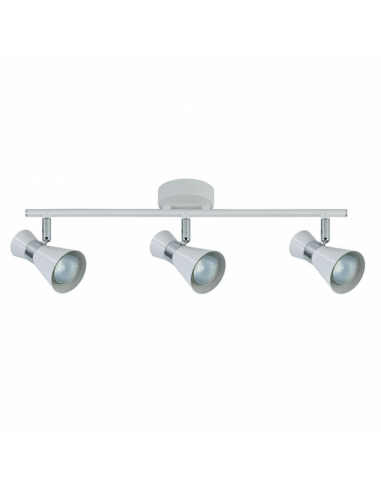 Regleta Maximo 3xgu10 Blanco/cromo 15x48,5x8,5 Cm