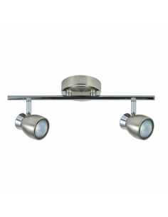 Chacho 2xgu10 Nickel Strip 14x36.5x10 Cm