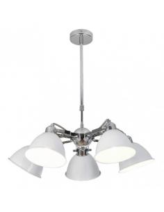 Buri 5xe27 Lamp White/chrome Regx52x52 Cm