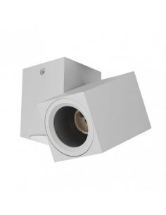 Nerja 1xgu10 White Spotlight 10.4x12.3x6 Cm Adjustable 360º