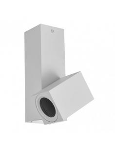 Nerja 1xgu10 White Spotlight 20x12.4x6 Cm Adjustable 360º