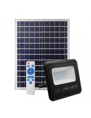 Malachite Solar Projector 60w 6500k Black 5400lm (23x25.5x6.5)(35x35x2)cm Remote And Cable 5m
