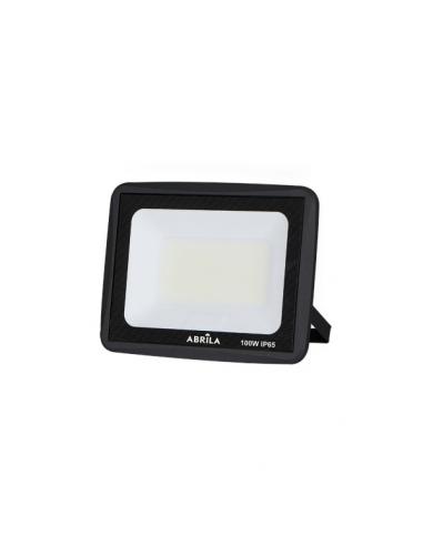 Zircon Projector 100w 6500k Black 10000lm 18.5x23x2.7 Cm Ip65