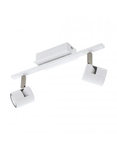 EGLO 97507 - VERGIANO LED spotlight in Aluminum, white steel, matte nickel