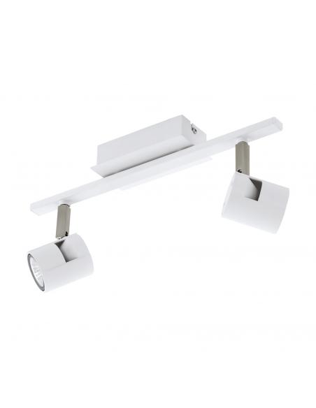 EGLO 97507 - VERGIANO LED spotlight in Aluminum, white steel, matte nickel