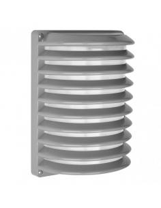 Outdoor aluminum wall light achernar 1xe27 gray ip44 25.5x18x13 cm