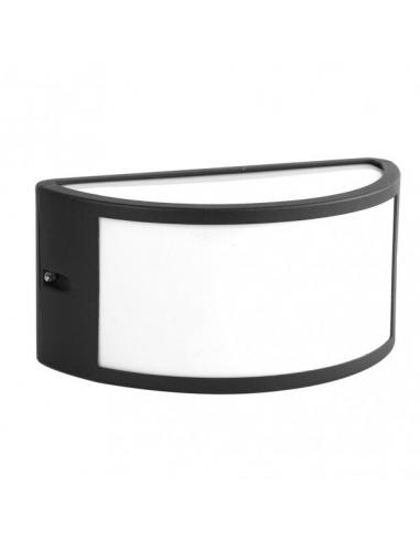 Outdoor aluminum wall light ara 1xe27 black ip44 13x25x12 cm