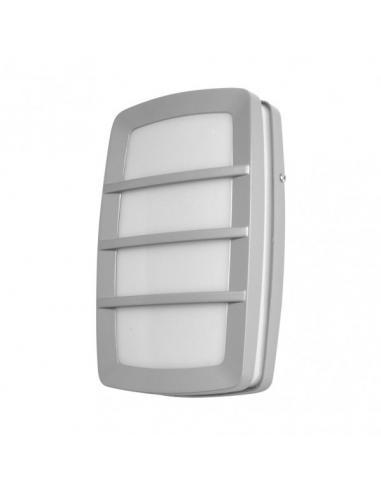 Capella 1xe27 Gray Ip44 Aluminum Outdoor Wall Light 8.5x30x18.5 Cm