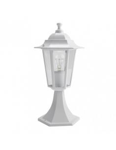 Auriga1xe27 White Aluminum Exterior Wall Light 38x19x19 Cm Ip44