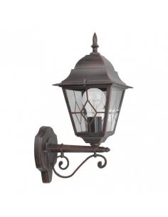 Outdoor Wall Light Aluminum Bootes 1xe27 Brown Ip44 44x27x18 Cm