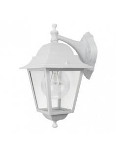 Outdoor aluminum wall light spica 1xe27 white ip44 42x28x21.5 cm