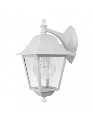 Outdoor aluminum wall light spica 1xe27 white ip44 42x28x21.5 cm