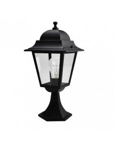 Exterior Wall Light Aluminum Spica 1xe27 Black Ip44 46x21.5x21.5 Cm