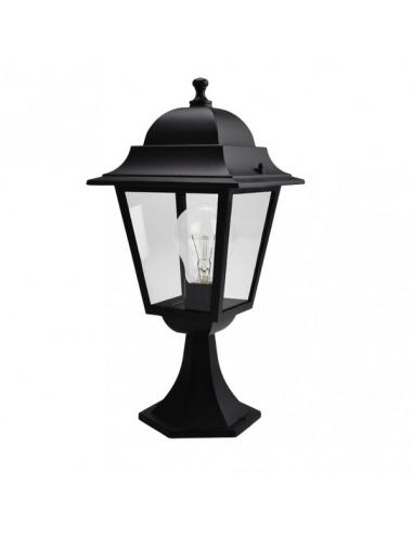 Exterior Wall Light Aluminum Spica 1xe27 Black Ip44 46x21.5x21.5 Cm