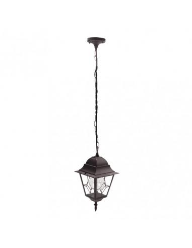 Outdoor Aluminum Pendant Bootes 1xe27 Brown Regx18.5x18.5 Cm Ip44