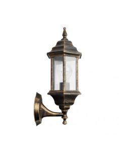 Pollux Peq.1xe27 Neg/gold Ip44 42x16x20 Cm Ext.aluminum Wall Light