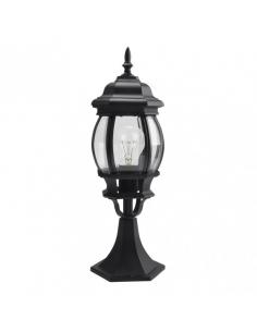 Caelum 1xe27 Black Aluminum Exterior Wall Light 49x16x16 Cm Ip44