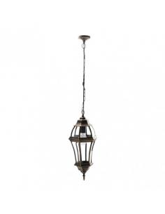 Becrux 1xe27 Outdoor Aluminum Pendant Neg/gold Regx24x24 Cm Ip44